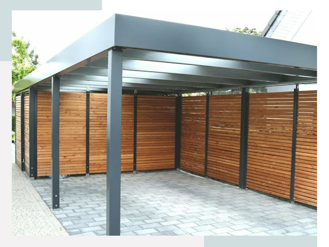 Навесы для парковки в Ижевске