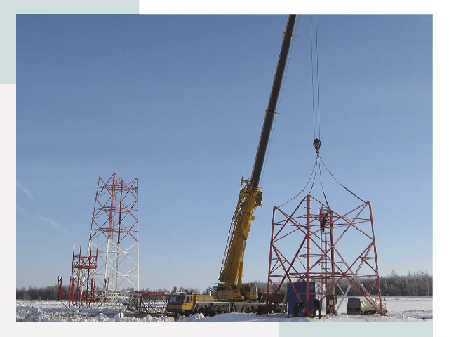 Монтаж вышек связи в Ижевске