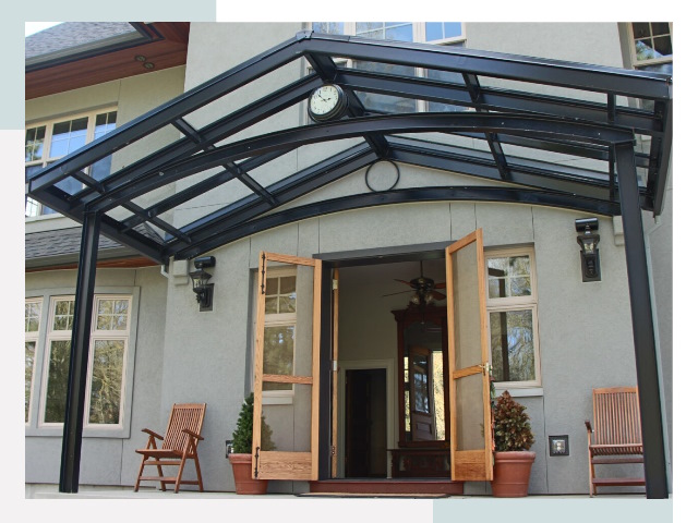 Козырьки металлические в Ижевске