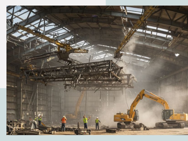 Демонтаж ангаров в Ижевске от 623 руб. за м²