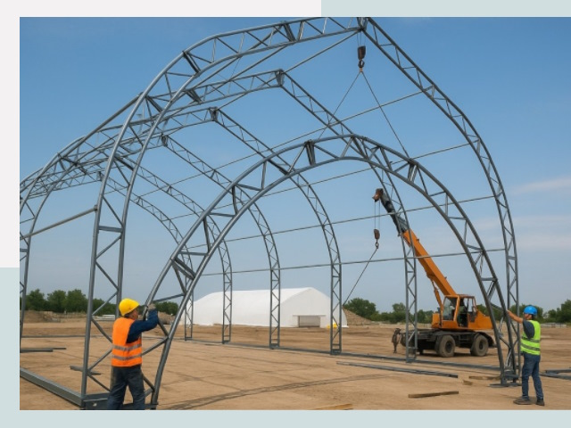 Монтаж ангаров в Ижевске от 623 руб. - Надежно и быстро